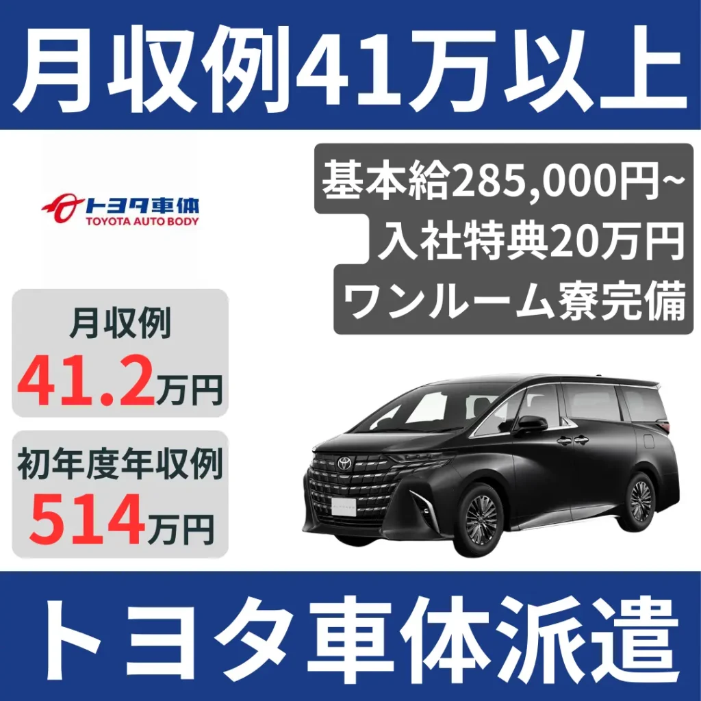 トヨタ車体派遣