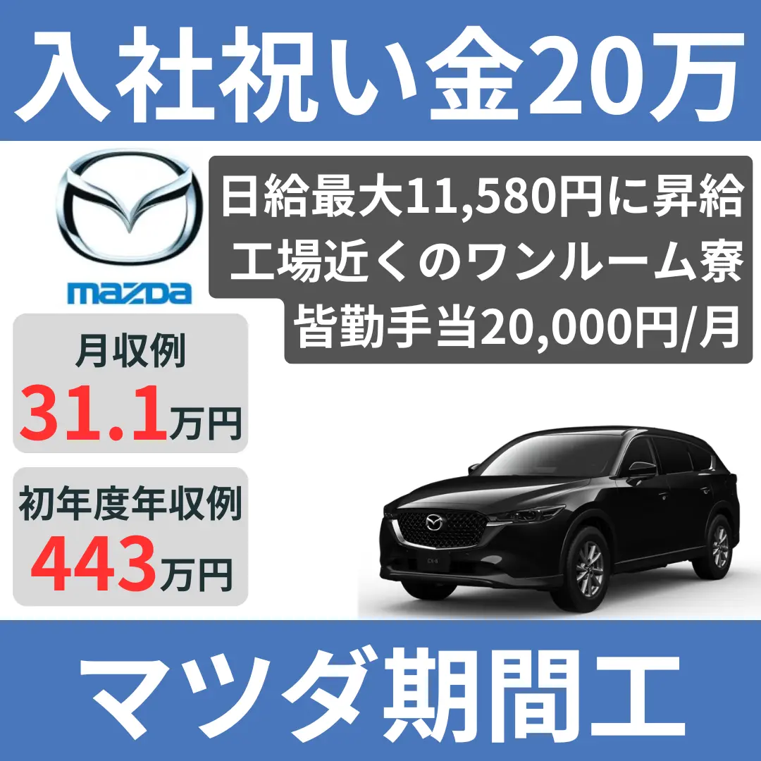マツダ期間工募集